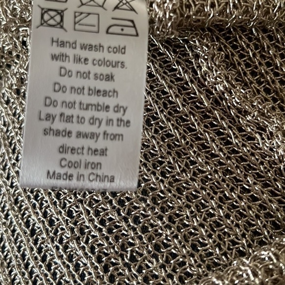 LIONESS • PRINCESS POLLY "Take Me To Rio" Metallic Gold Mini Dress Size L - Picture 13 of 14